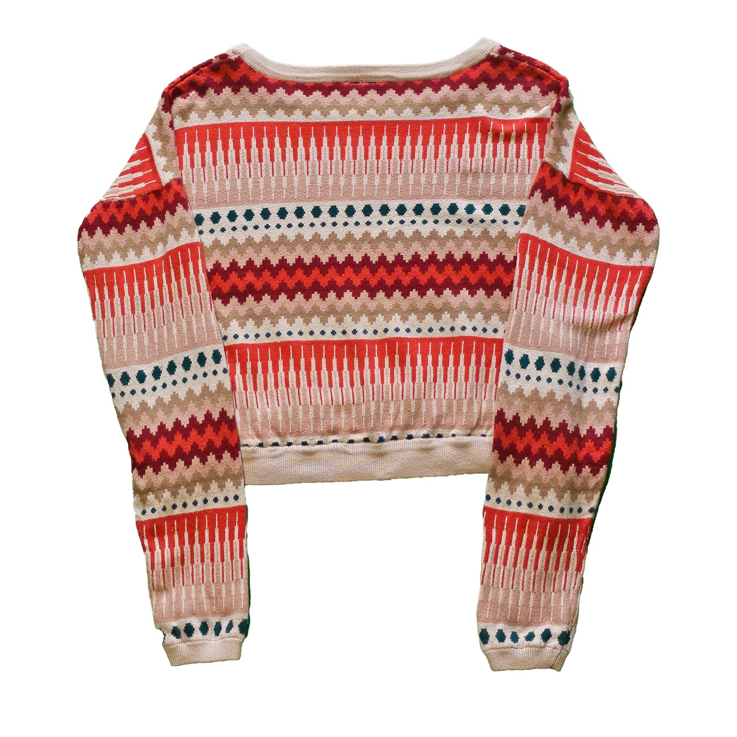 Perfect As Is : Multicolour Crop Knit Jumper