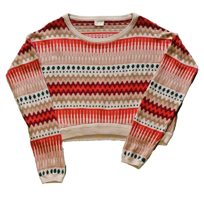 Perfect As Is : Multicolour Crop Knit Jumper