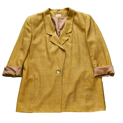 Perfect As Is : 3/4 Length Mustard Jacket